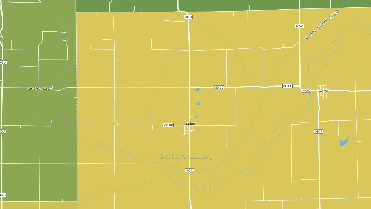 64656, MO Map of Theft Rates