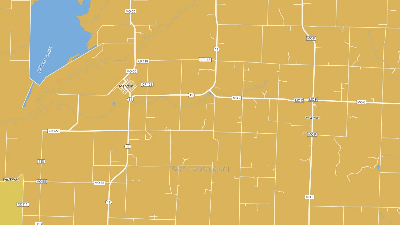 64660, MO Map of Theft Rates