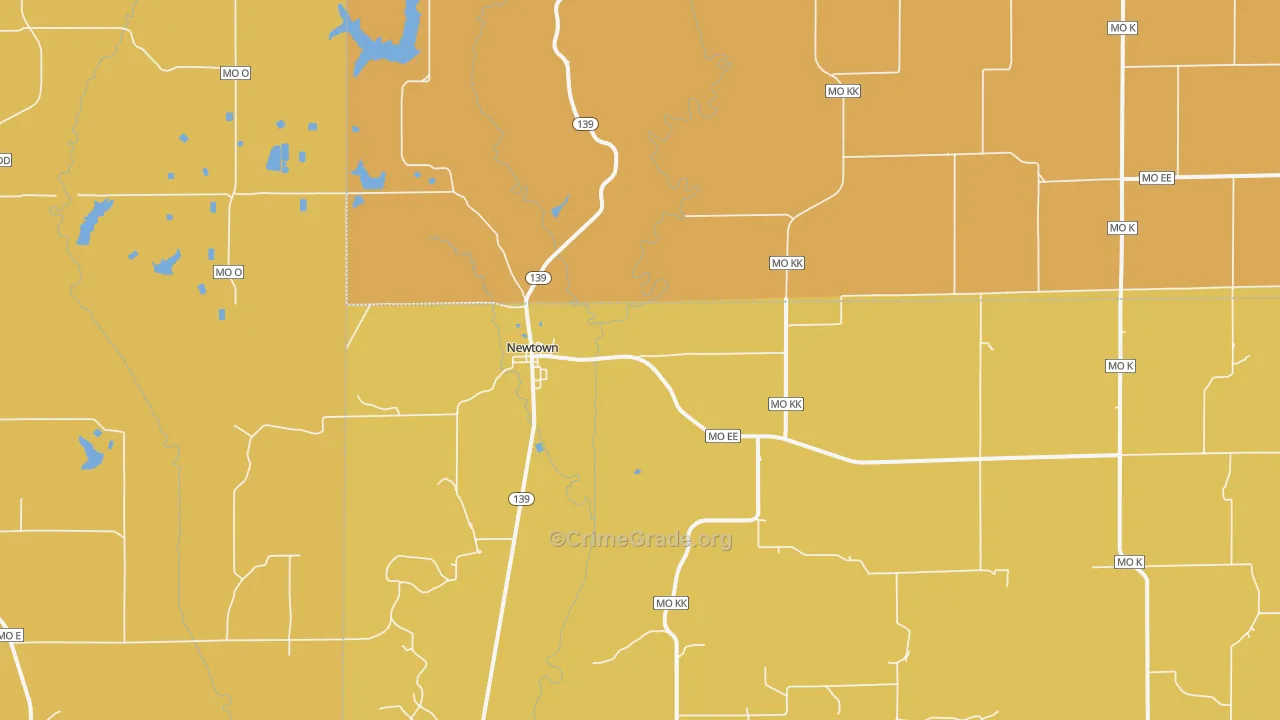 64667, MO Map of Theft Rates