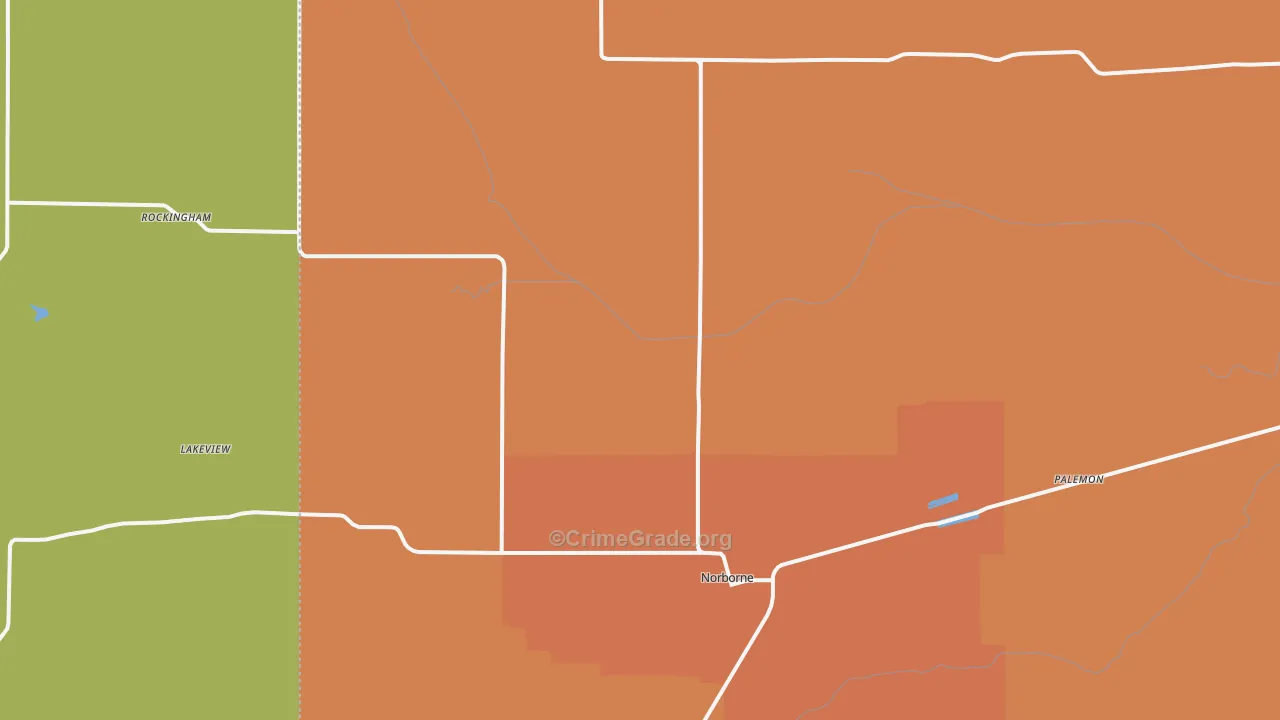 64668, MO Map of Theft Rates