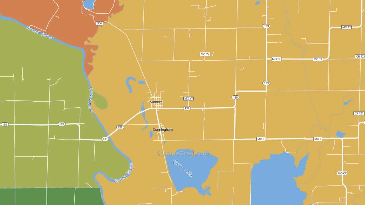 64681, MO Map of Theft Rates