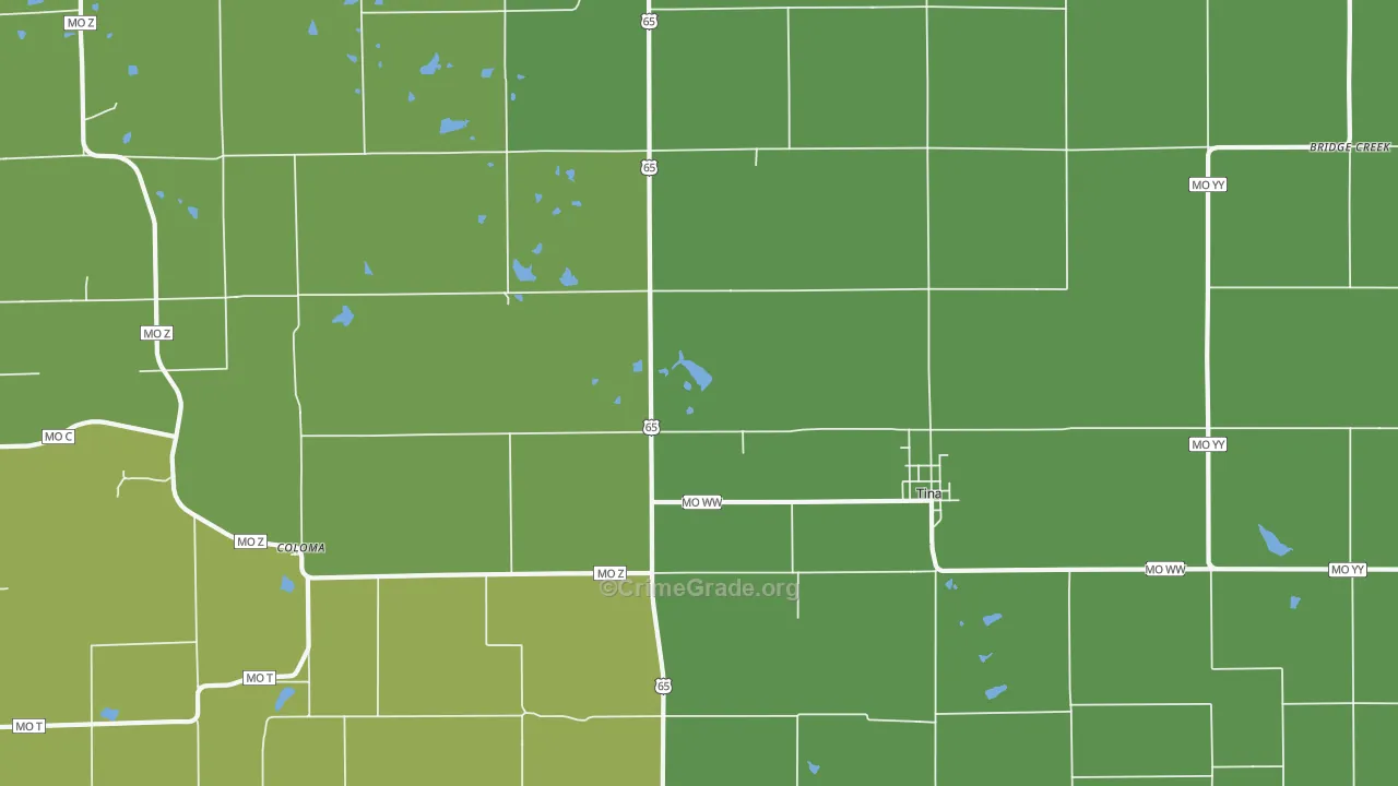 64682, MO Map of Theft Rates
