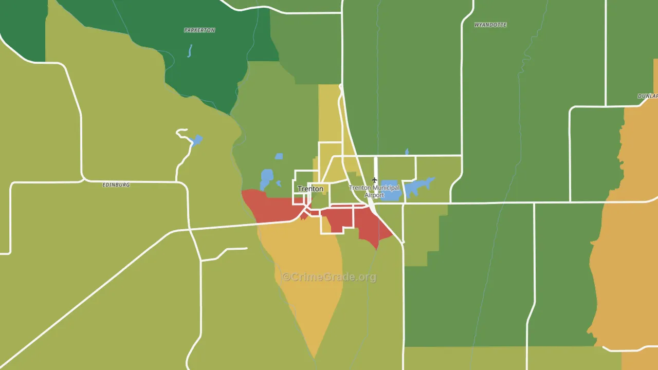 64683, MO Map of Theft Rates