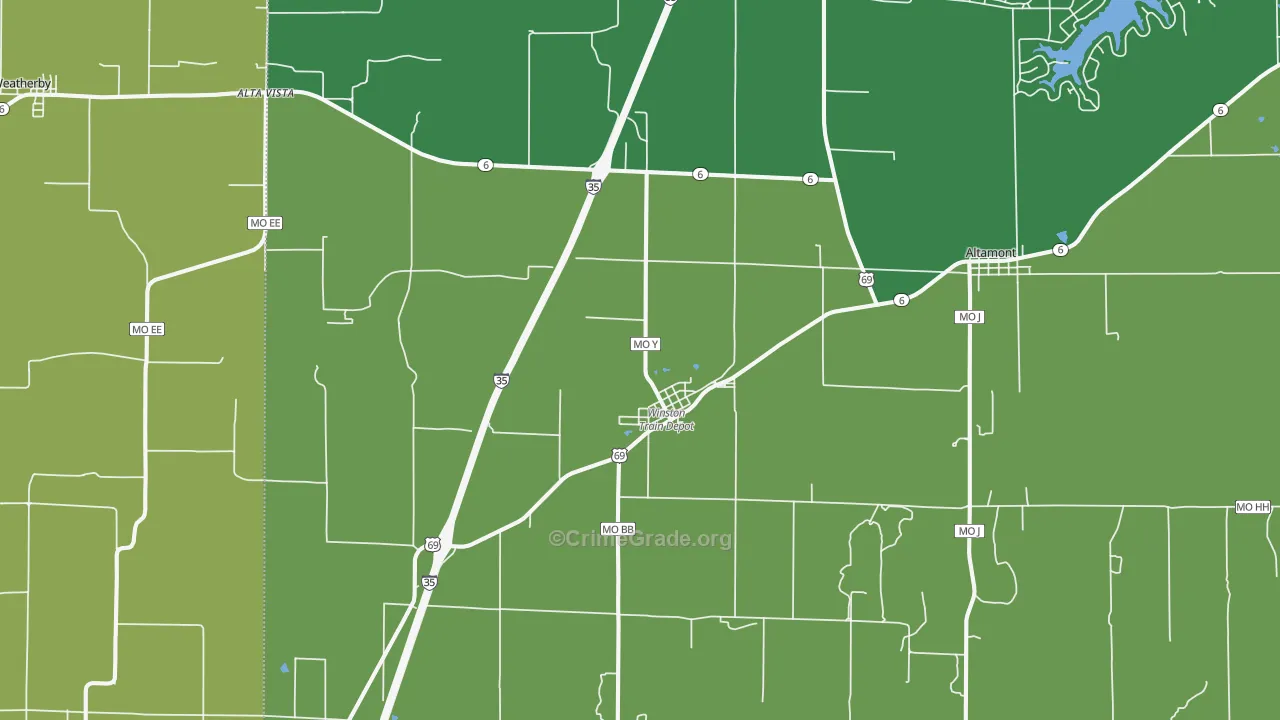 64689, MO Map of Theft Rates
