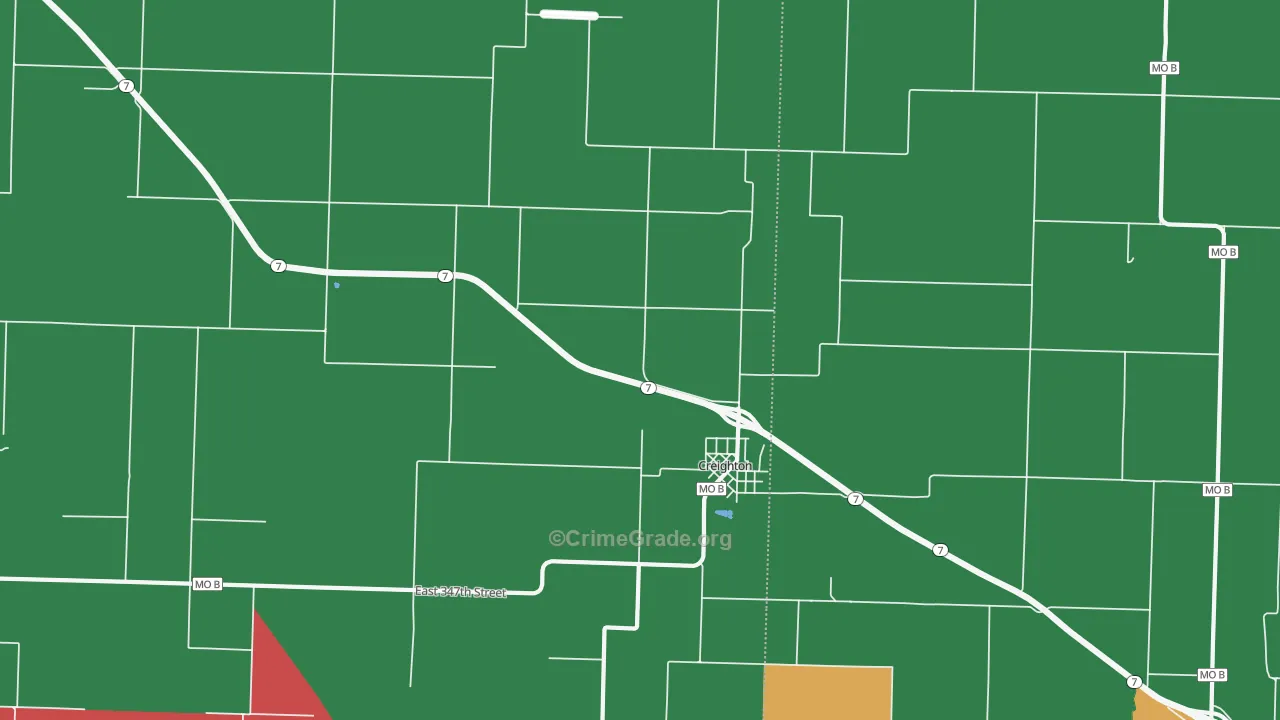 64739, MO Map of Theft Rates