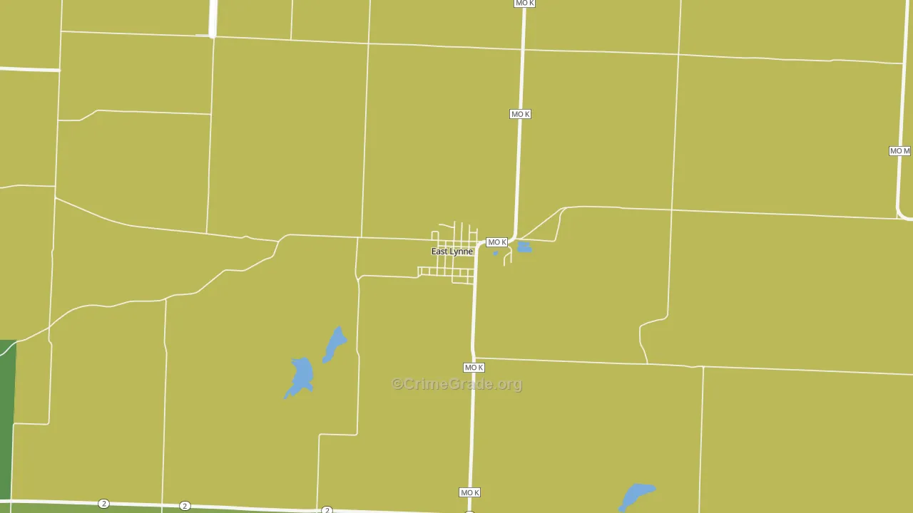 64743, MO Map of Theft Rates