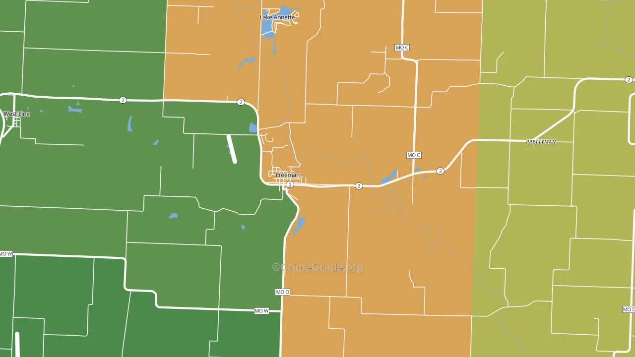 64746, MO Map of Theft Rates