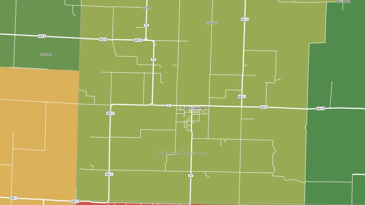 64756, MO Map of Theft Rates