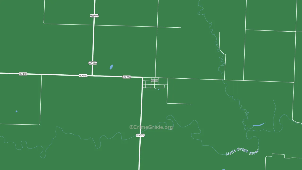 64765, MO Map of Theft Rates