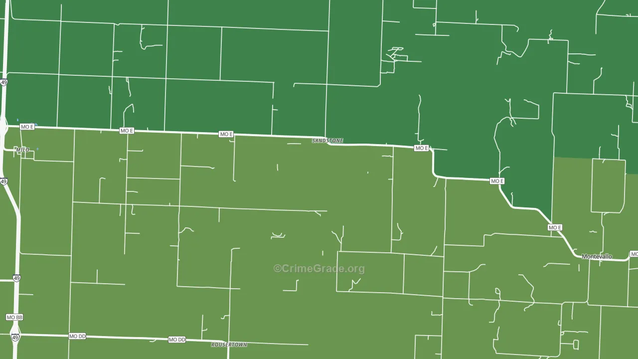 64767, MO Map of Theft Rates