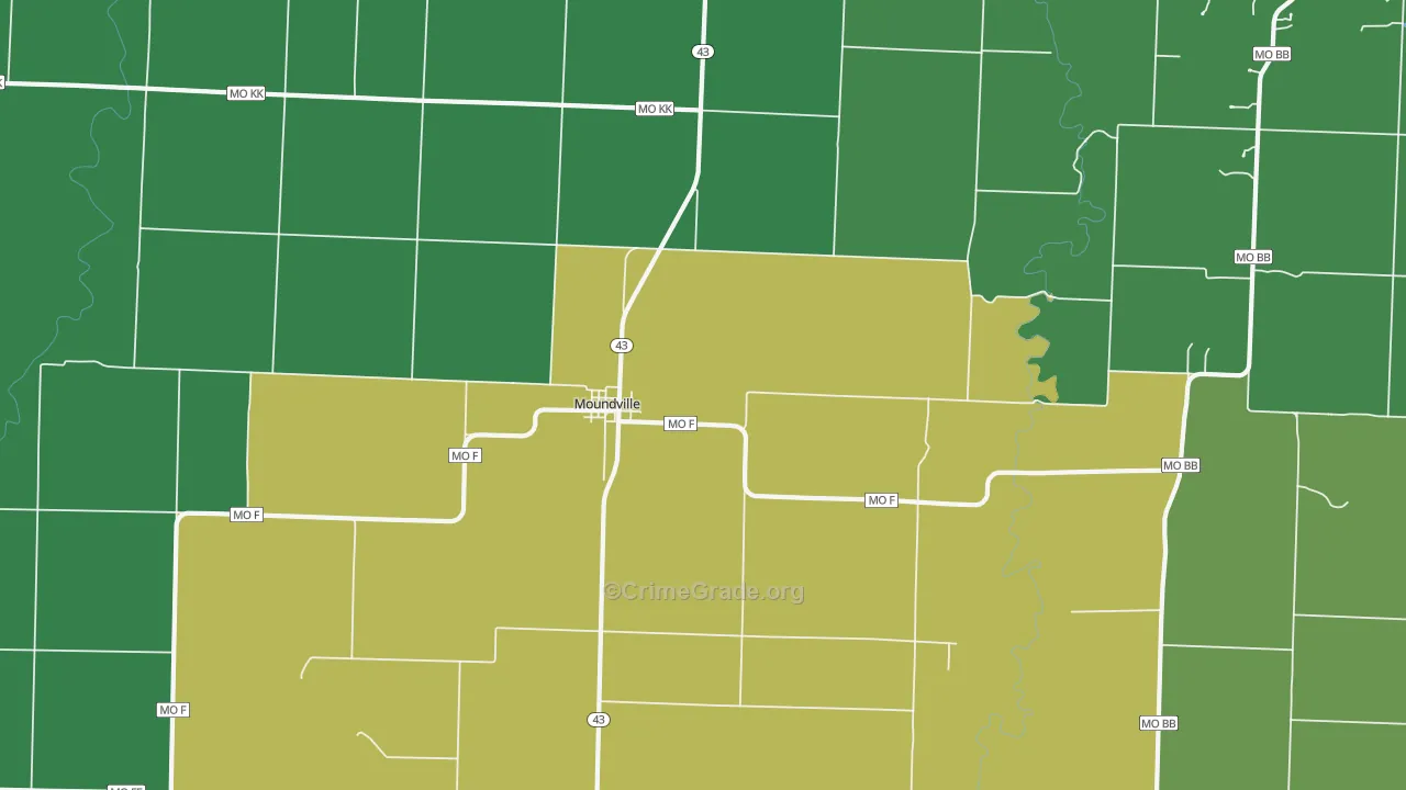 64771, MO Map of Theft Rates