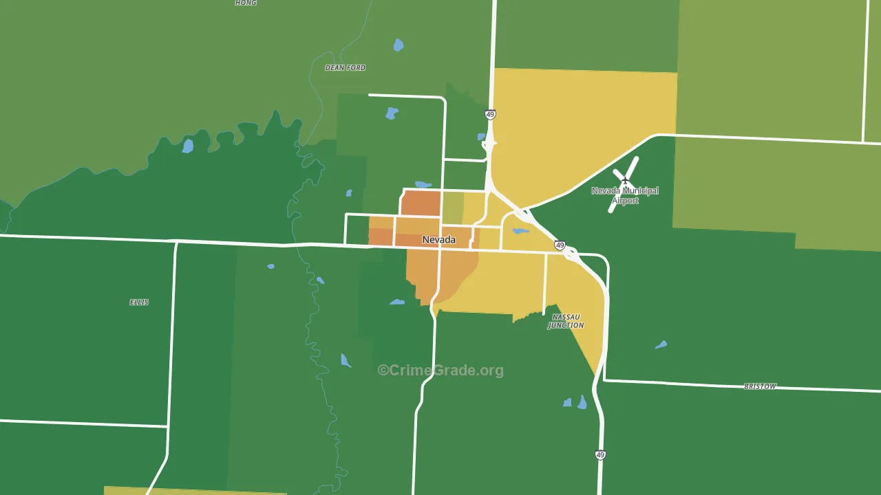 64772, MO Map of Theft Rates