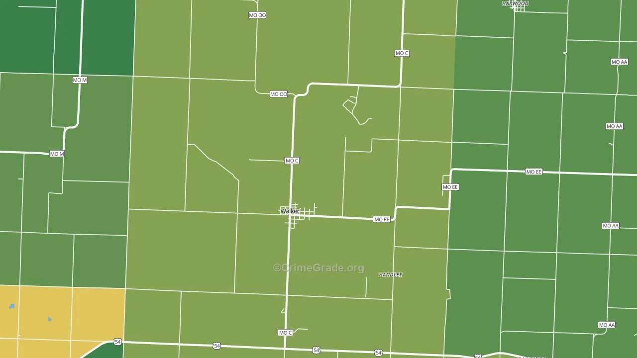 64790, MO Map of Theft Rates