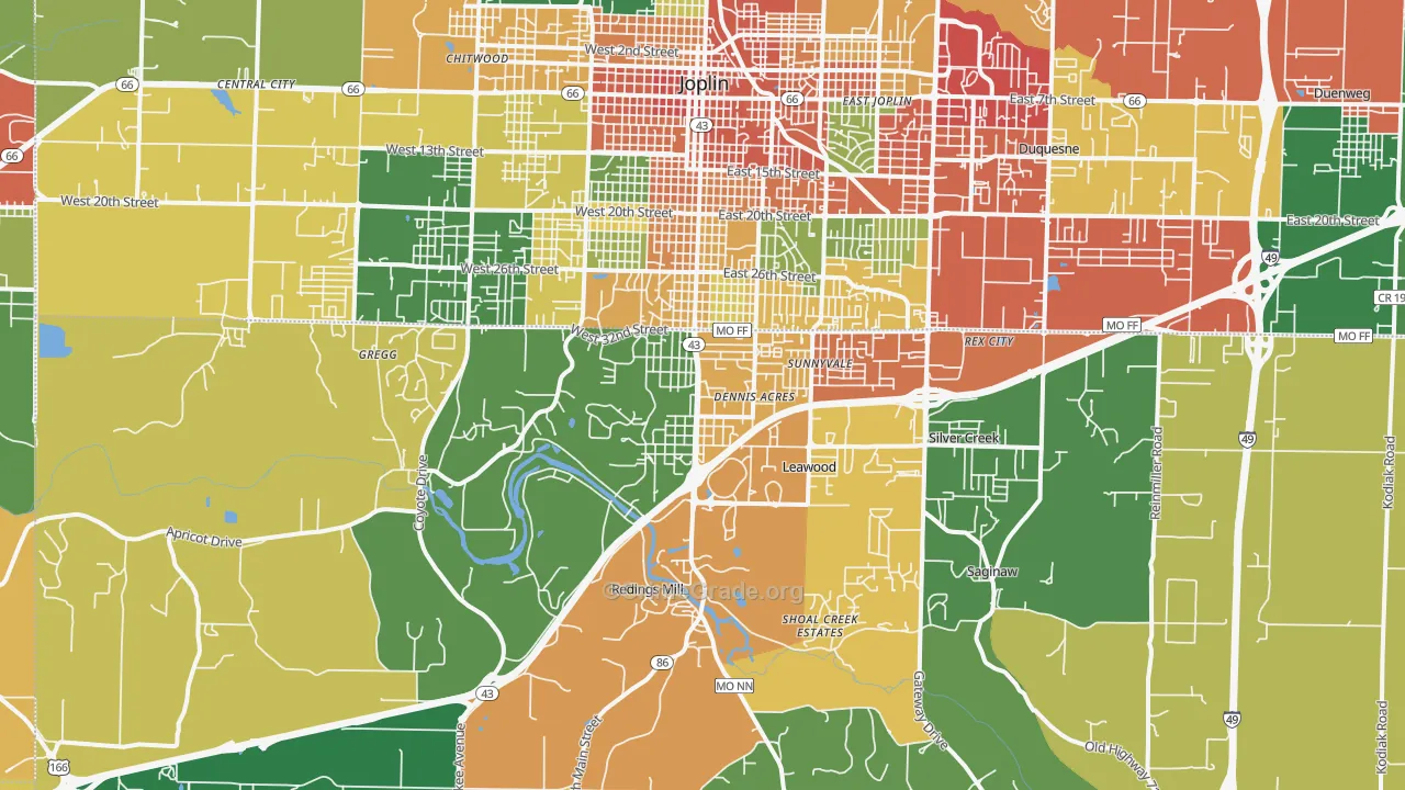 64804, MO Map of Theft Rates