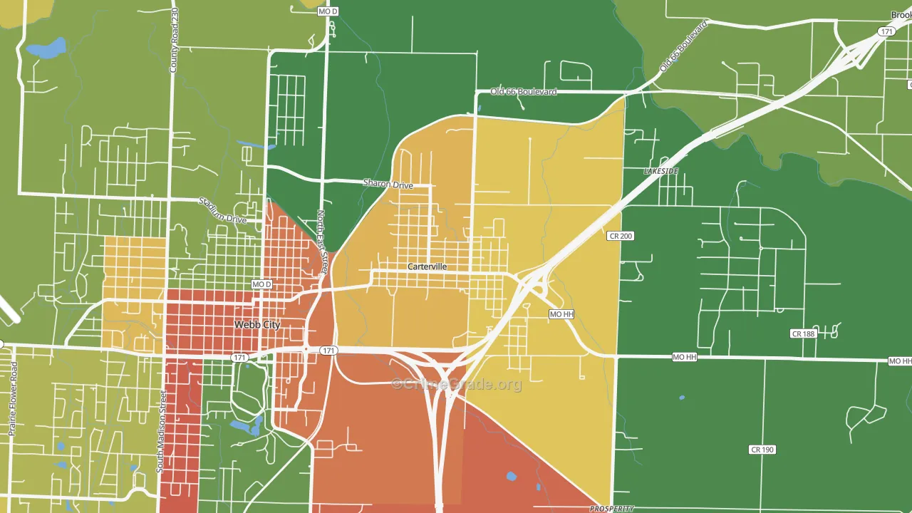 64835, MO Map of Theft Rates