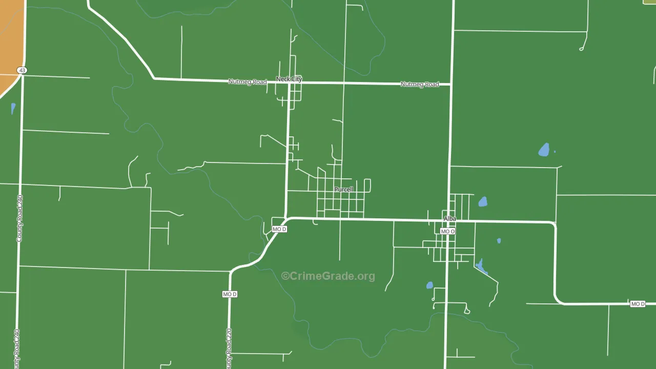 64857, MO Map of Theft Rates