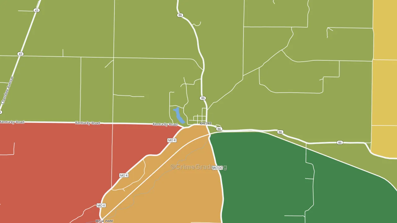 64858, MO Map of Theft Rates