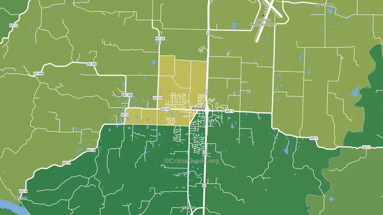 65010, MO Map of Theft Rates