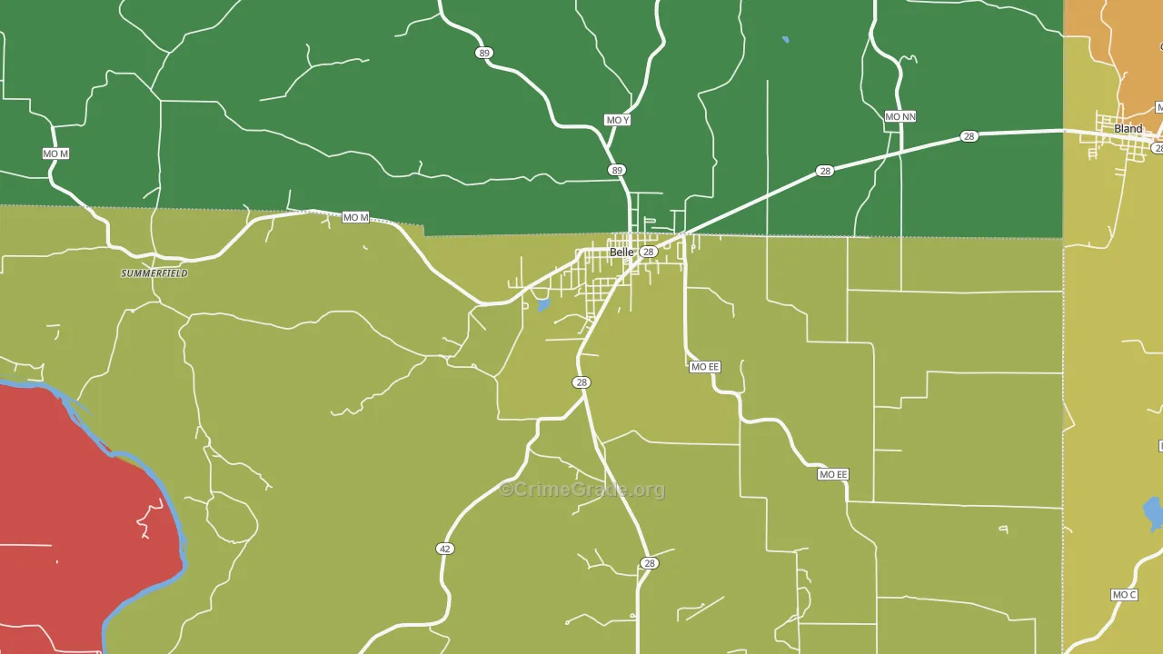 65013, MO Map of Theft Rates
