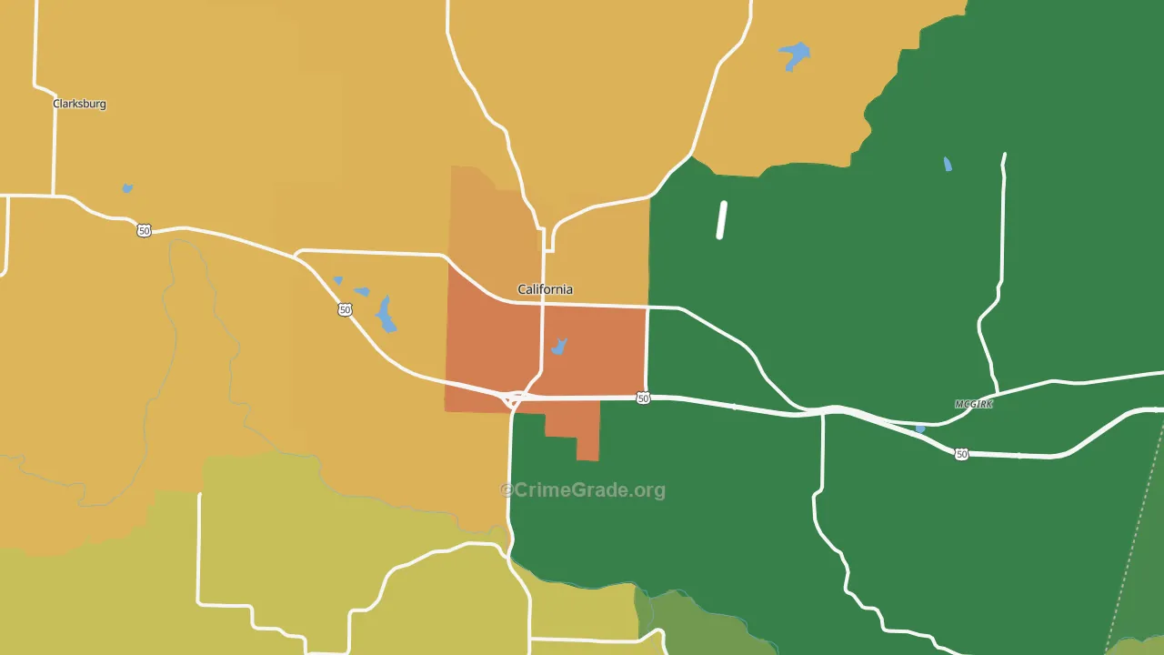 65018, MO Map of Theft Rates