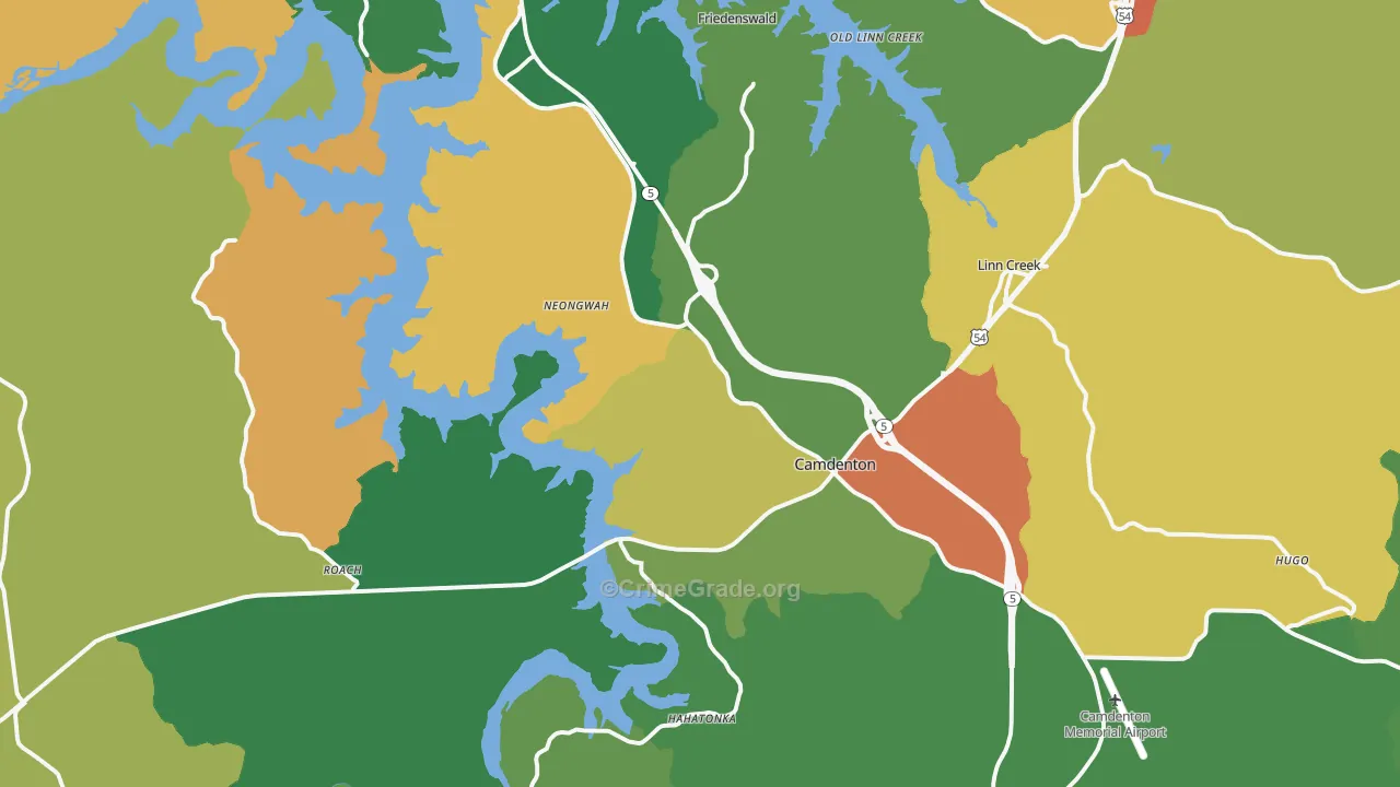 65020, MO Map of Theft Rates