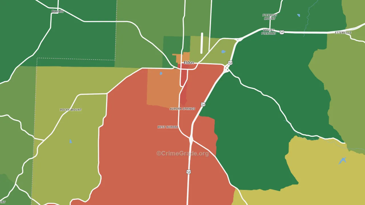 65026, MO Map of Theft Rates