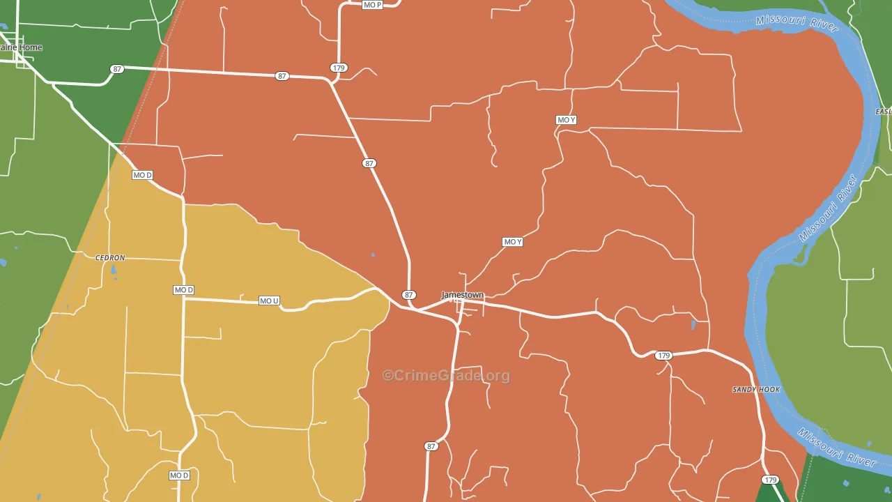 65046, MO Map of Theft Rates