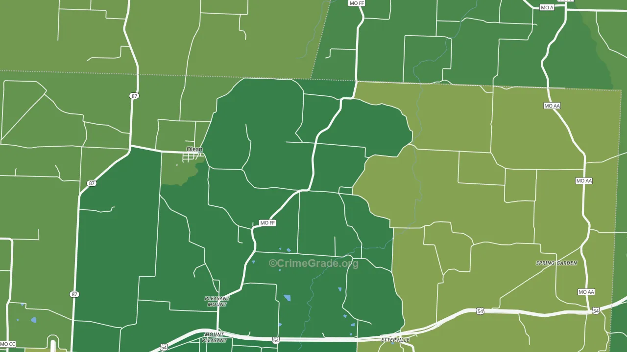 65064, MO Map of Theft Rates