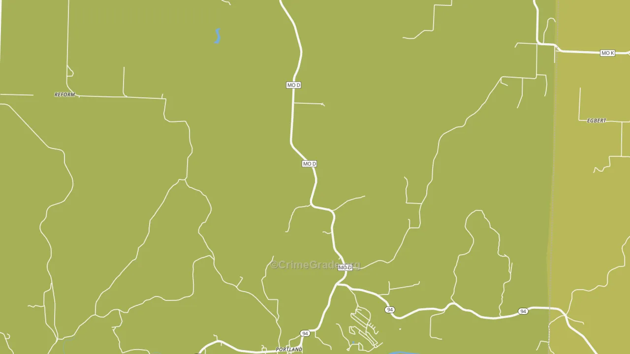 65067, MO Map of Theft Rates