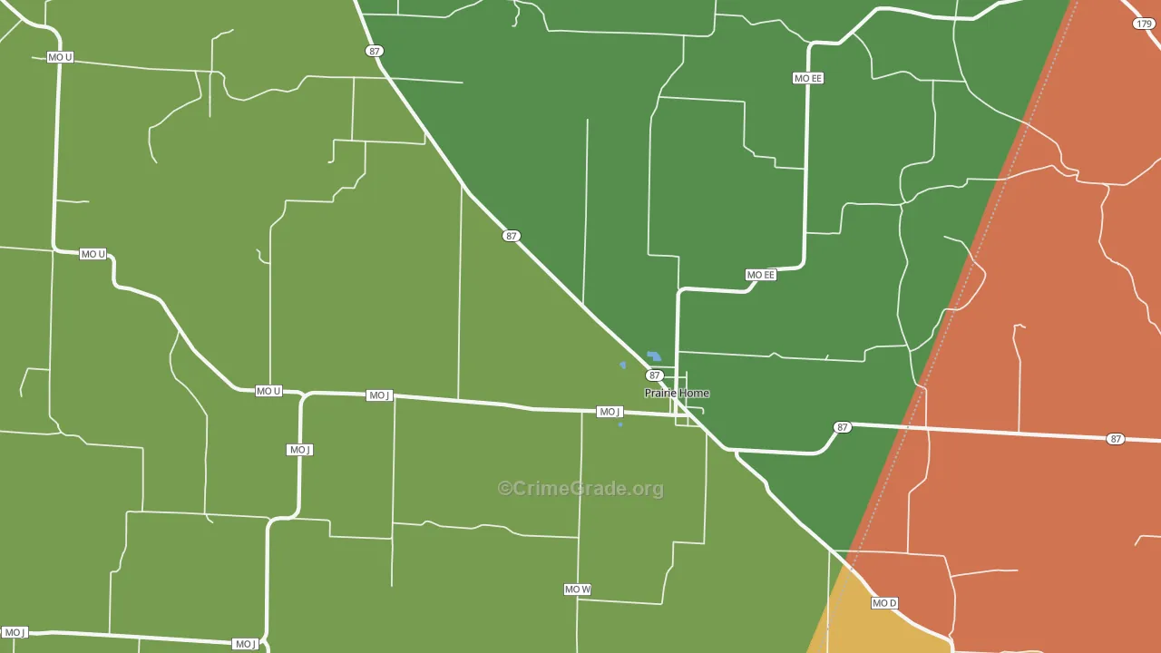 65068, MO Map of Theft Rates