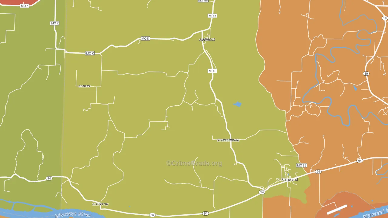 65069, MO Map of Theft Rates