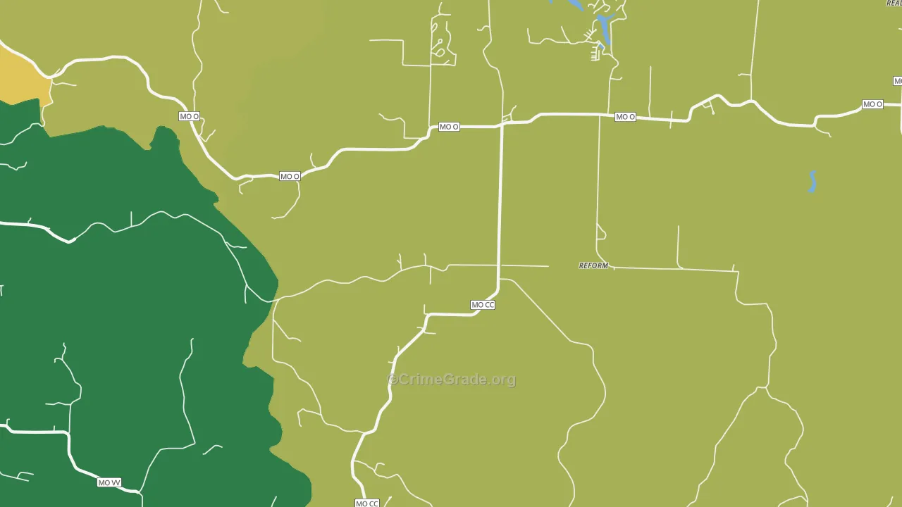 65077, MO Map of Theft Rates
