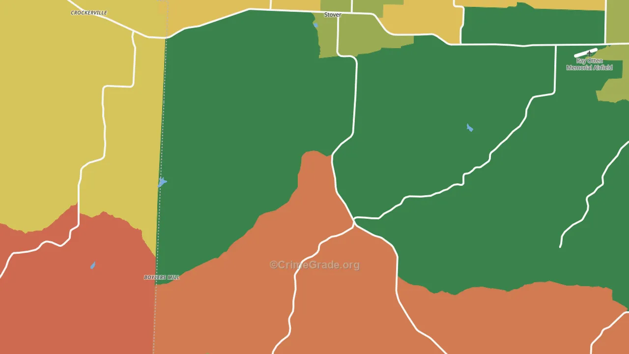 65078, MO Map of Theft Rates