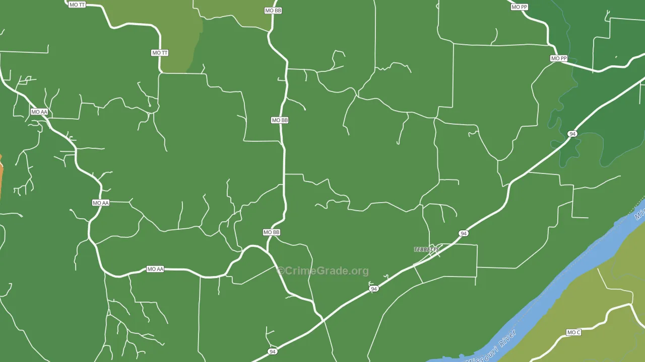65080, MO Map of Theft Rates