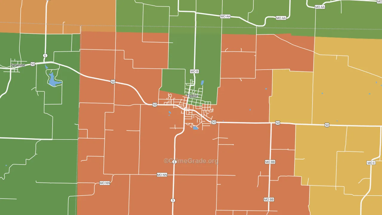 65081, MO Map of Theft Rates