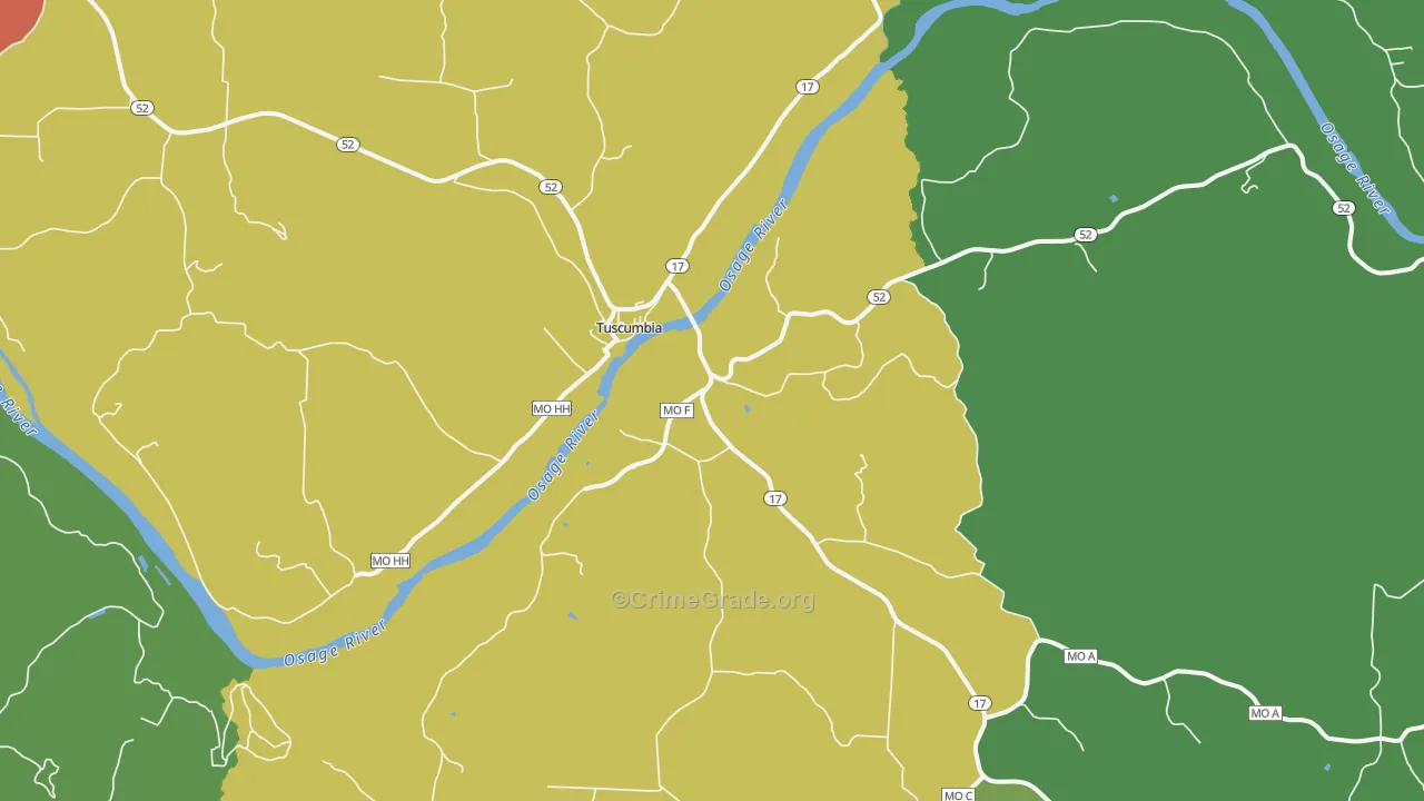 65082, MO Map of Theft Rates