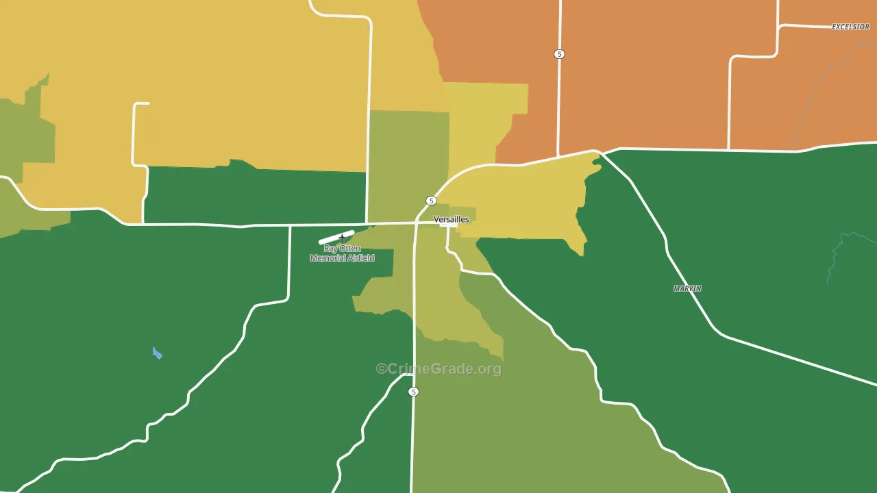 65084, MO Map of Theft Rates