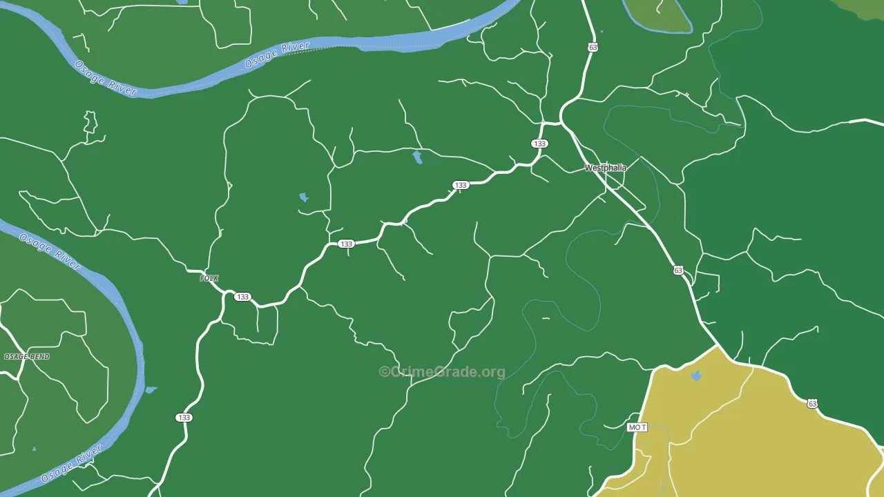65085, MO Map of Theft Rates