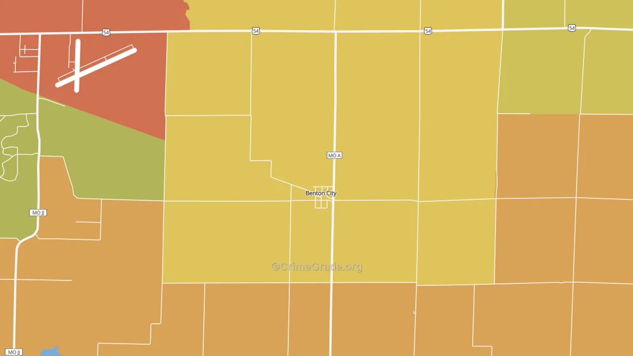65232, MO Map of Theft Rates