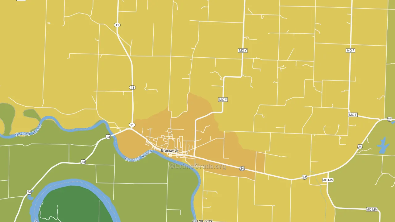 65236, MO Map of Theft Rates