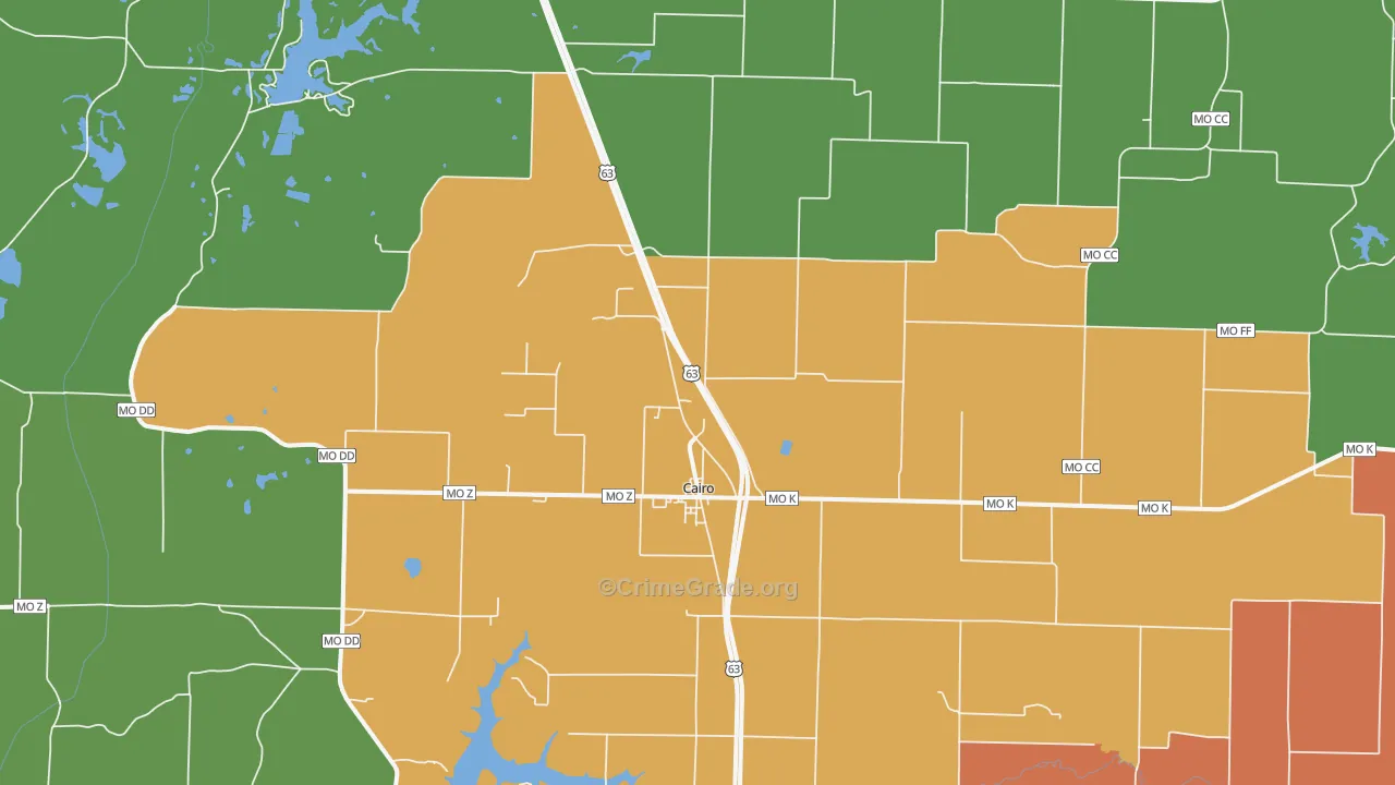 65239, MO Map of Theft Rates