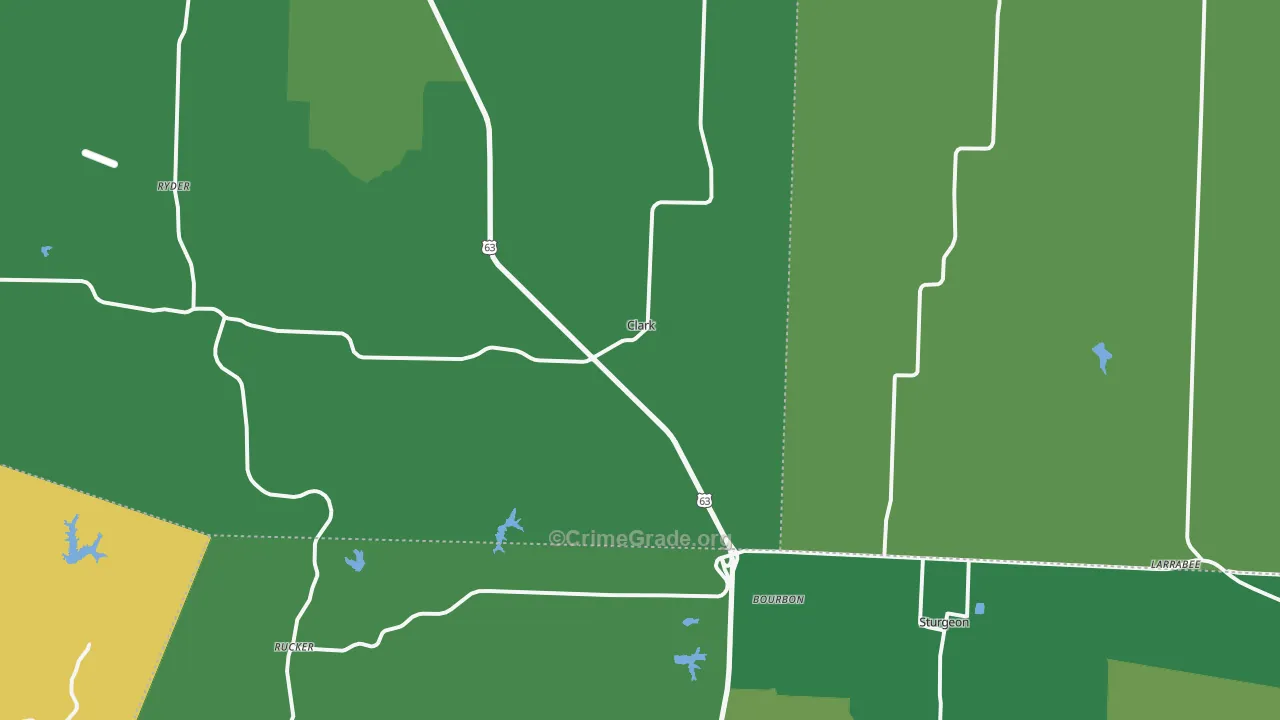 65243, MO Map of Theft Rates