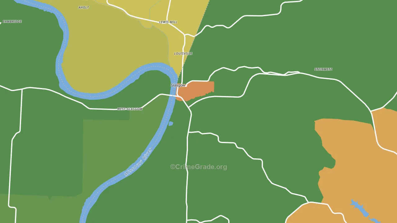 65254, MO Map of Theft Rates