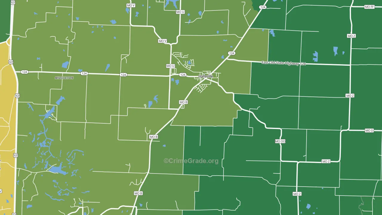 65255, MO Map of Theft Rates