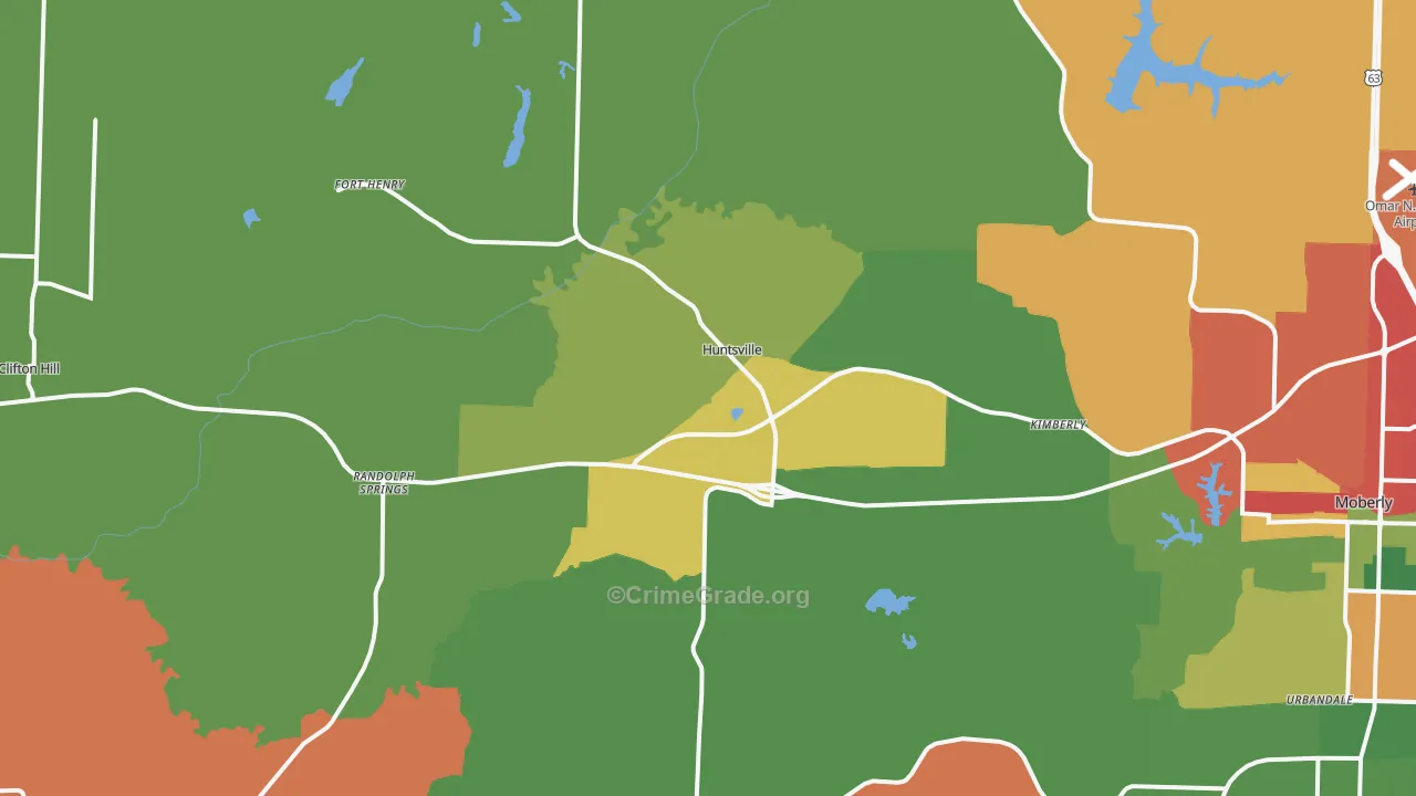 65259, MO Map of Theft Rates