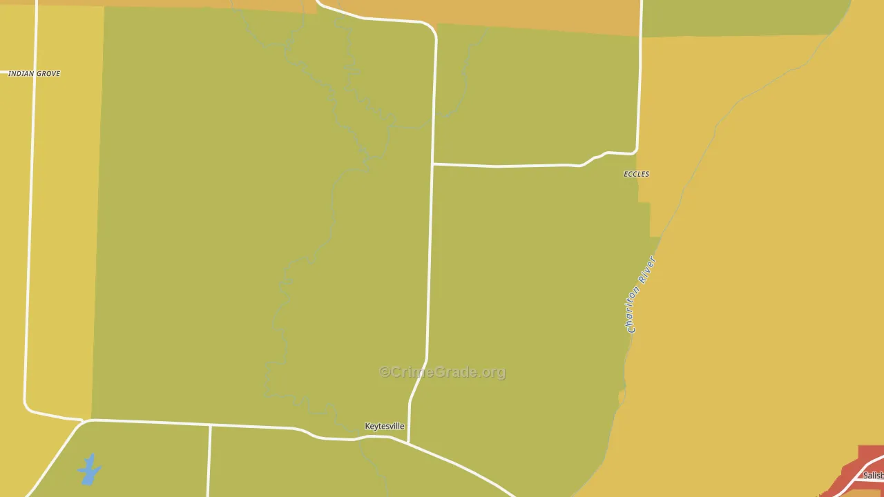 65261, MO Map of Theft Rates
