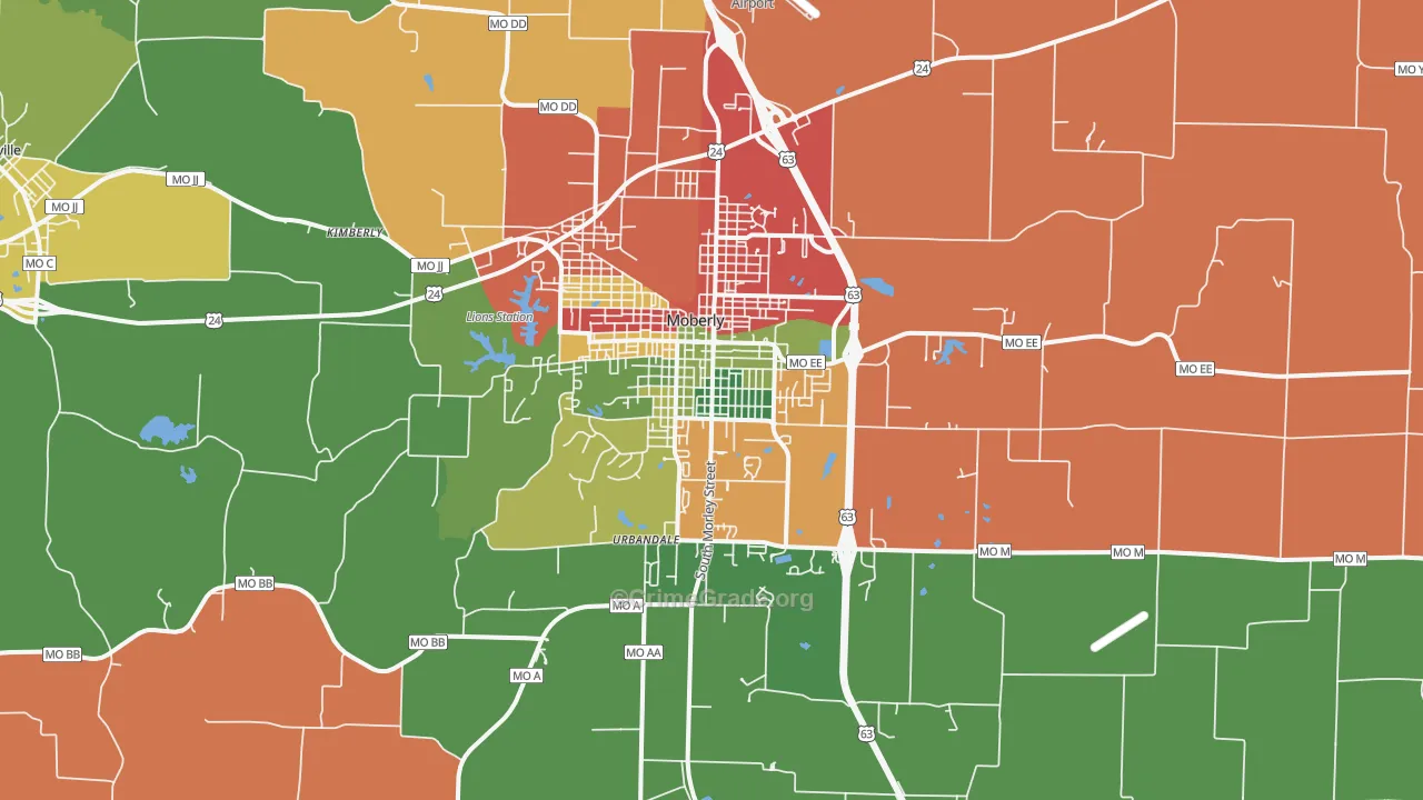65270, MO Map of Theft Rates