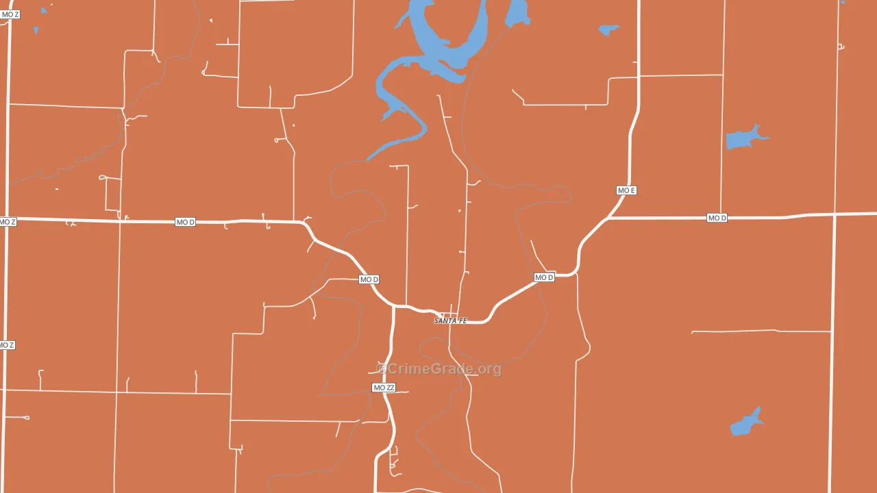 65282, MO Map of Theft Rates