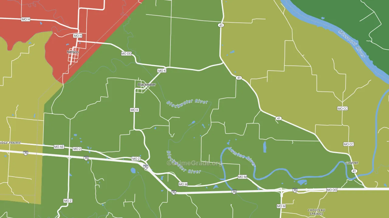 65322, MO Map of Theft Rates