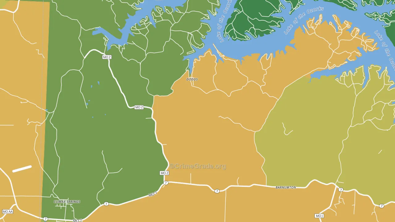 65324, MO Map of Theft Rates